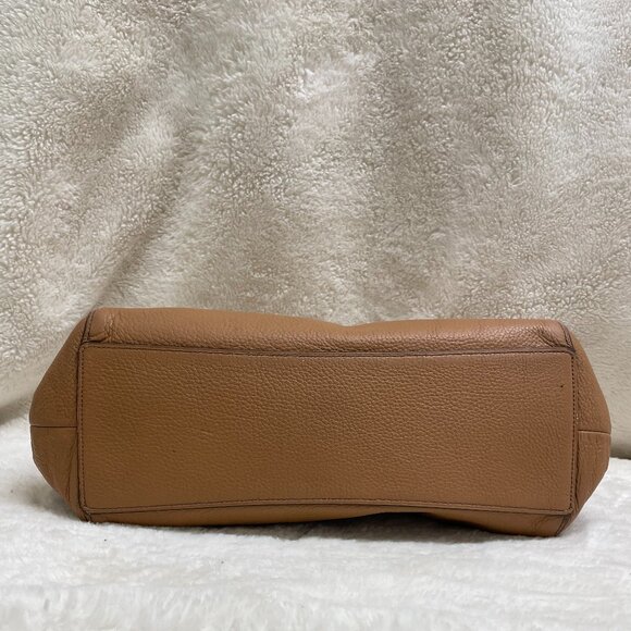 Large Coach, Hallie F80268,Shoulder Bag in Light Saddle Brown - Picture 8 of 16